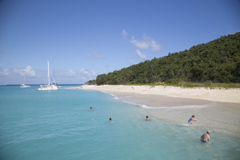 Head to St. Croix sandy white beaches, Caribbean cuisine, spa services, golfing, swimming and more on this warm weather island.