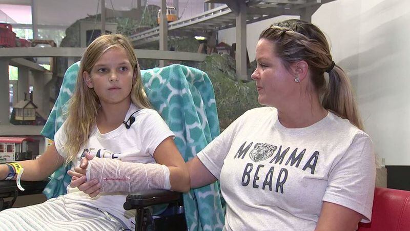 London Buckley and her mother, Paige Buckley, prepare for the long road of recovery. (Credit: Channel 2 Action News)