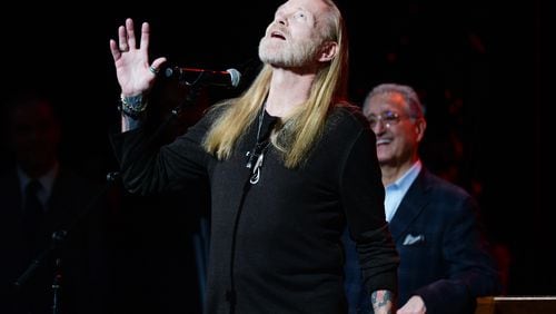 Allman at his tribute concert at the Fox Theatre in 2014. (Photo by Andrew H. Walker/Getty Images)