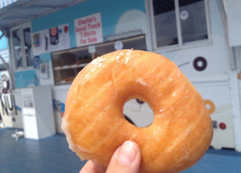 Charlie’s Donut Truck in Alys Beach sells out quickly, so get there early. Contributed by Visit South Walton