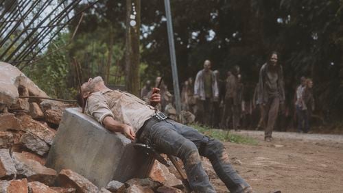 Andrew Lincoln as Rick GrimesÂ - The Walking Dead _ Season 9, Episode 5 - Photo Credit: Jackson Lee Davis/AMC
