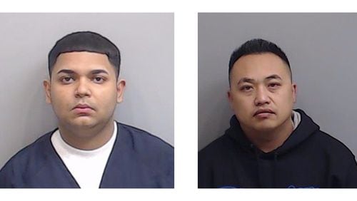 Mushfiq Ali Nafi (left) and Ge Vang are each charged with two counts of felony murder.