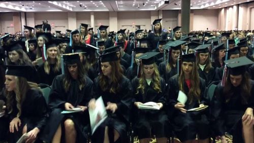 As this photo from the University of Georgia’s College of Education Spring 2017 Convocation shows, women outnumber men in teacher prep programs.