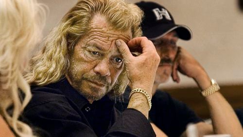 Duane “Dog” Chapman, in late 2007 photo, was an unexpected spectator at Thursday’s hearing in Atlanta. (AP photo / Dog Corp.)