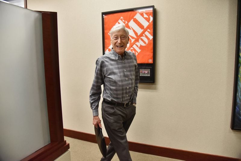 Home Depot co-founder Bernie Marcus is among those hosting a fundraiser in Atlanta for former President Donald Trump.