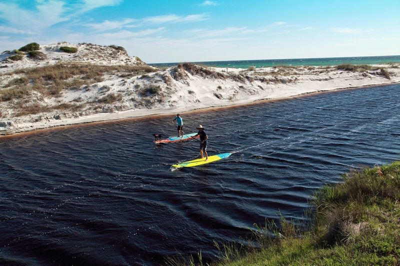 The best way to explore South Walton's rare coastal dune lakes is by stand-up paddleboard.
Courtesy of Visit South Walton Florida