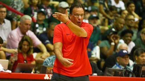 Georgia coach Tom Crean. (Photo by Darryl Oumi/Getty Images)