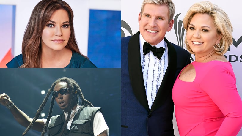 The Atlanta entertainment year in review included the Chrisleys, Robin Meade and Takeoff. AP/Robb Cohen/CNN