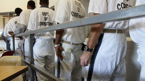 With just over 52,000 Georgia prisoners, the state had 15 inmate suicides in 2017, equal to a rate of 28.5 per 100,000 prisoners. The national rate is 17 inmate suicides per 100,000 prisoners. (Vino Wong vwong@ajc.com)