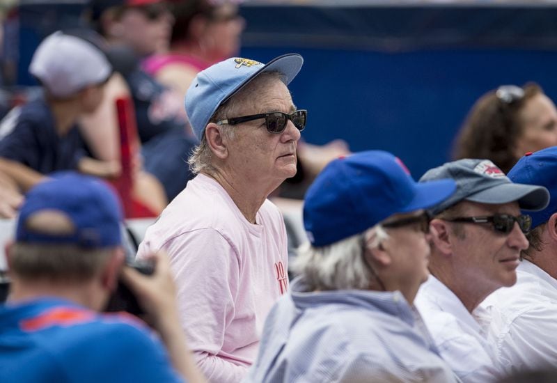 Bill Murray at the Chicago Cubs/Atlanta Braves game at Turner Field on June 11. Photo: Kyle Hess/Beam/Atlanta Braves/Getty Images