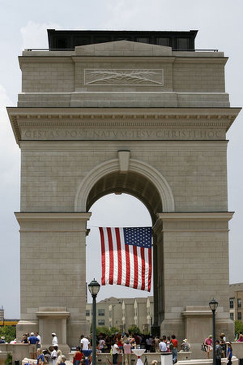 The Millennium Gate opened its doors at Atlantic Station on Friday, July 4, 2008. The 82-foot monument houses a 12,000 square-foot museum with galleries about Georgia history and the contributions of many Atlanta's pioneer families.