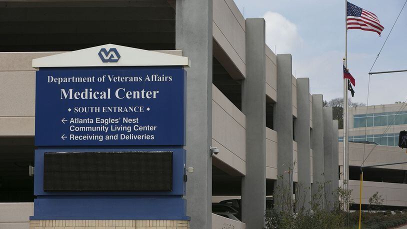 A 68-year-old veteran kill himself outside the Atlanta VA Medical Center in Decatur Saturday. Photo by Phil Skinner
