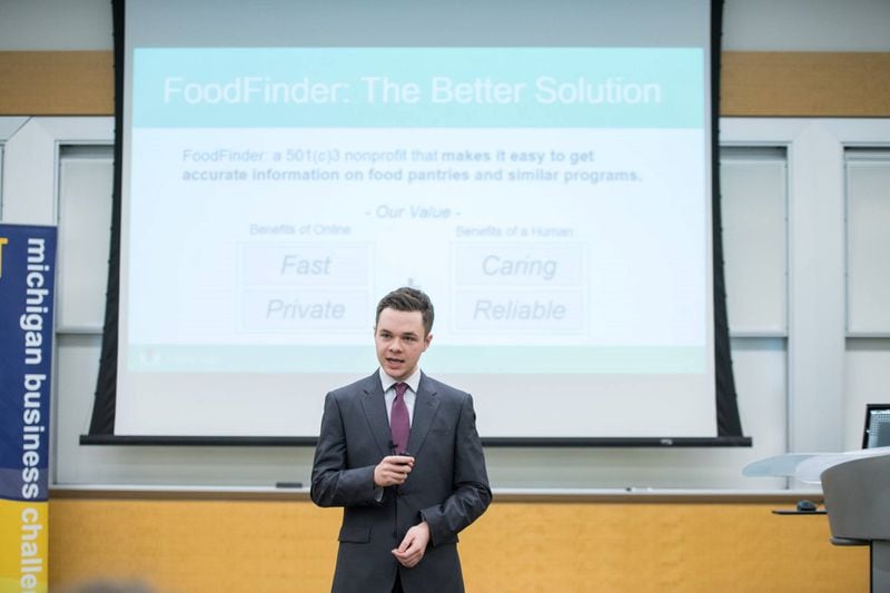 Jack Griffin, of Suwanee, is founder and CEO of FoodFinder, a resource to help families locate free food.