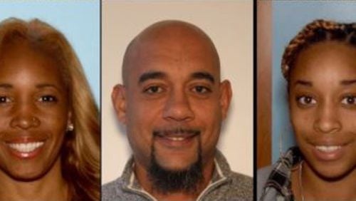 Michelle Phillips (from left), Jason Jones and Brittany Phillips are wanted in connection with the mistreatment of 22 horses in Henry County, two of which have died.