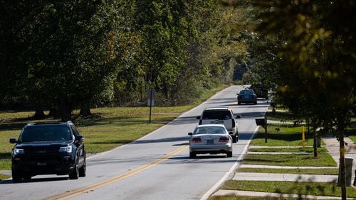 Clayton County high school students will help study need for pedestrian sidewalks in the south metro Atlanta community. (Ben Gray for the Atlanta Journal-Constitution)