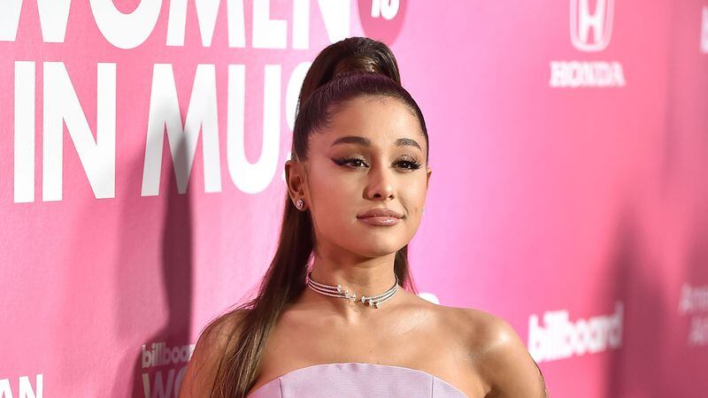 Ariana Grande attends Billboard's 13th Annual Women In Music Event at Pier 36 on December 6, 2018 in New York City.  (Photo by Theo Wargo/Getty Images)