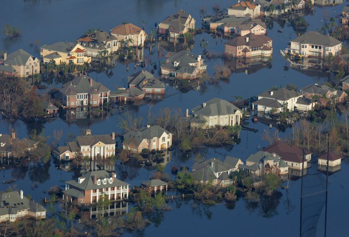 Hurricane Katrina; At least 1,800 perished from the storm and resulting floods. It's estimated to have caused $81 billion in damages.