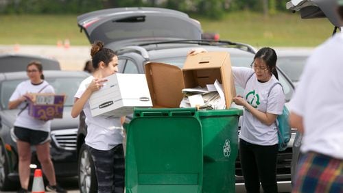 Gwinnett may consider reducing the number of items that residents can recycle and charging more for them. AJC FILE PHOTO