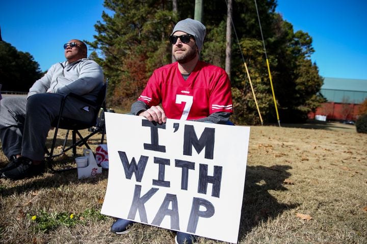 Photos: Colin Kaepernick works out in Atlanta