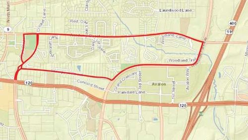 A 5K in Alpharetta on Thursday evening will cause several roads near the city's downtown area to close at various times.