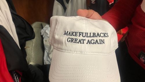 Falcons fullback Keith Smith wants to "Make Fullbacks Great Again" in the NFL. (By D. Orlando Ledbetter/dledbetter@ajc.com)