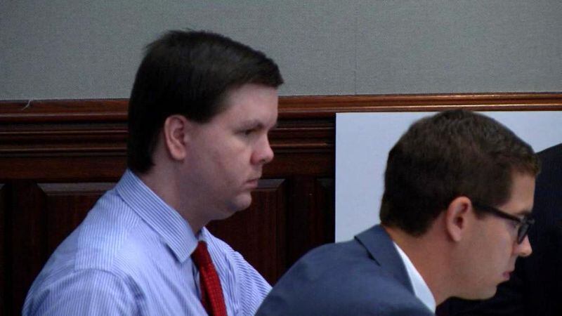 Justin Ross Harris listens on Wednesday to testimony from current and former employees at Little Apron Academy, where Cooper went to daycare.