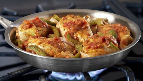Saturday’s Spanish Chicken Skillet provides a good reason to invite friends over. Contributed by McCormick & Company
