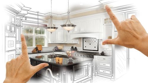 The two areas worth a splurge are cabinets and countertops. (Dreamstime)