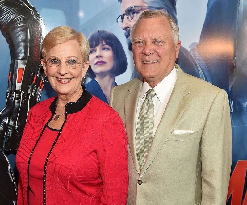 ATLANTA, GA - JULY 12: First Lady Sandra Deal and Georgia Governor Nathan Deal attend "Ant-Man" Atlanta Cast And Crew Screening at Regal Atlantic Station 18 on July 12, 2015 in Atlanta, Georgia. (Photo by Paras Griffin/Getty Images for Marvel Studios)