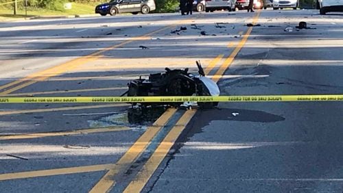 The fatal crash has closed Riverdale Road in Clayton County.