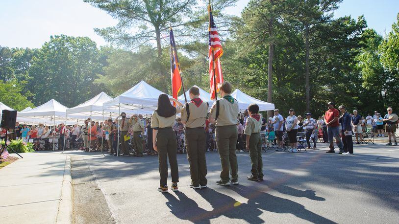 Dunwoody's Memorial Day ceremony will begin at 10 a.m. May 29 at the Veterans Memorial, Brook Run Park, 4770 N. Peachtree Road, Dunwoody. (Courtesy of Dunwoody/Paul Ward Photography)