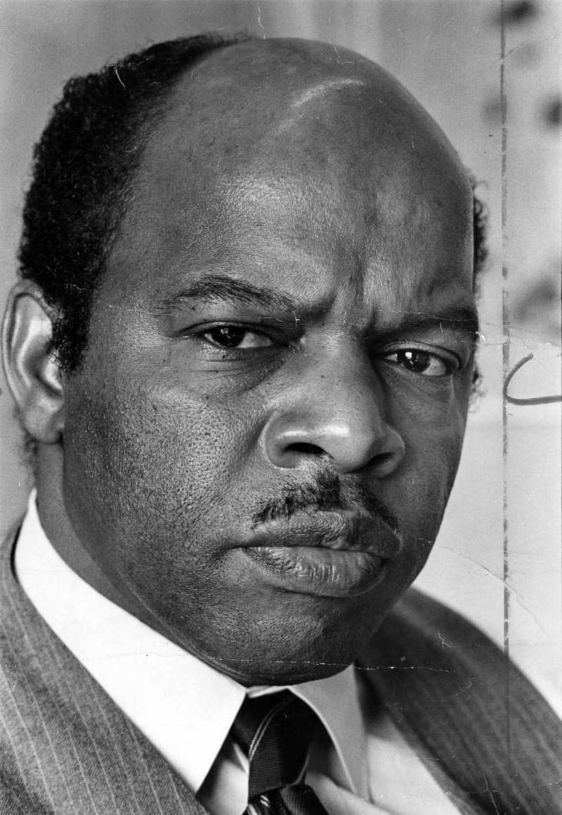 Portrait of Atlanta City Councilman John Lewis, seen on Oct. 15, 1982. That year, Lewis said that some of the criticism he faced for opposing the “Great Park plan” was too much. "Some people around Mayor Young went far beyond what was necessary," he says. "I got the feeling that people in the mayor's office wanted to win at any cost.” (Ray West / AJC Archive at GSU Library AJCP452-146u)