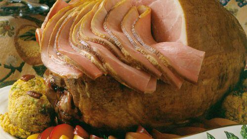 Sunday’s Orange Glazed Ham is sure to bit a hit during the Super Bowl. Contributed by National Pork Board