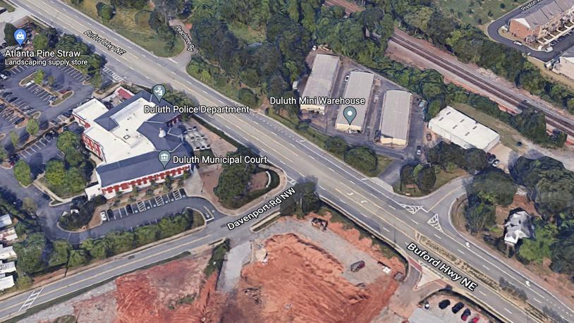 Duluth has entered into an agreement to purchase the Duluth Mini Warehouse at 3271 Buford Highway. (Google Maps)