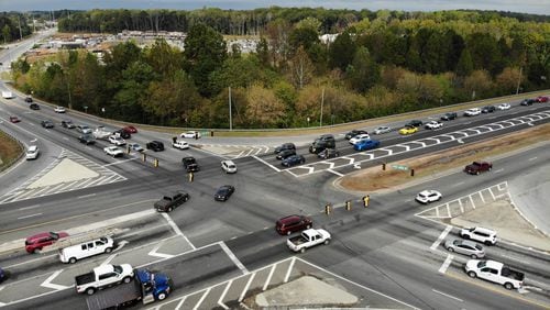 The estimated $58 million project will widen Ga. 369 from a two-lane to a four-lane road and add a partial cloverleaf interchange at the intersection with Ga. 400, a Forsyth County statement said. Courtesy Forsyth County