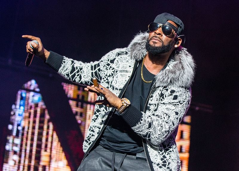 R. Kelly performs at Little Caesars Arena on Feb. 21, 2018 in Detroit, Michigan.  (Photo by Scott Legato/Getty Images)