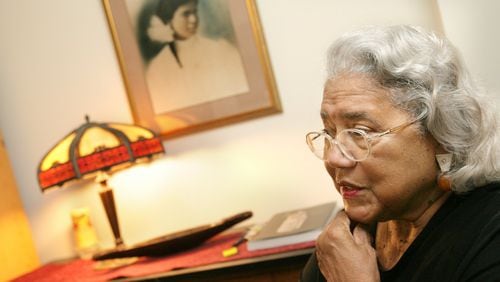 June Dobbs Butts says her father, John Wesley Dobbs, hoped that by helping a white Pittsburgh reporter go undercover in 1948 to report on the impact of Jim Crow in the Deep South, it would show the world the cruelty of the worst living conditions for blacks. (LOUIE FAVORITE / AJC)