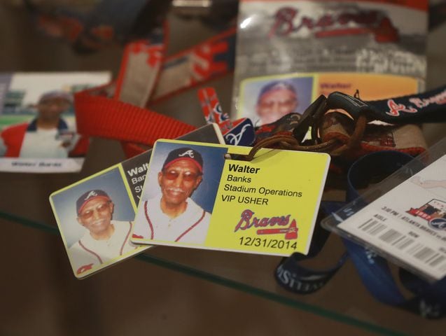 Photos: Braves host 80th birthday party for beloved usher Walter Banks
