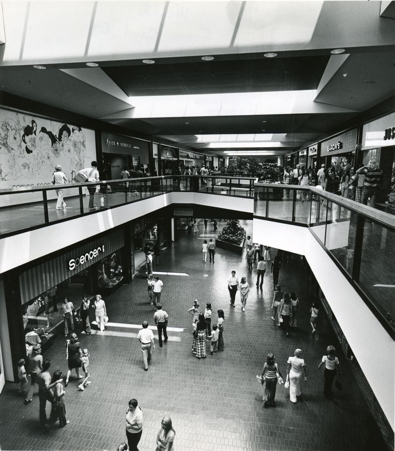Cumberland Mall, in Cobb County, in 1973.