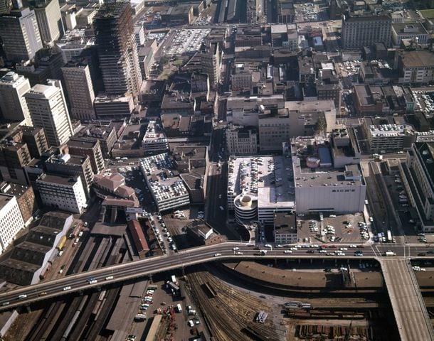 Atlanta from the air, 1965