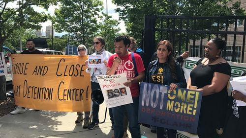 A coalition of human rights groups on Thursday called for the closure of several immigration detention centers in Georgia, citing the recent deaths of two detainees.