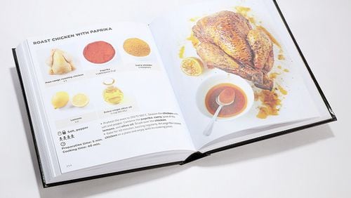 Instructions in the cookbook "Simple" are kept to four steps or fewer. The ingredients are shown in photo form, which helps the rookie cook. (Michael Tercha/Chicago Tribune/TNS)