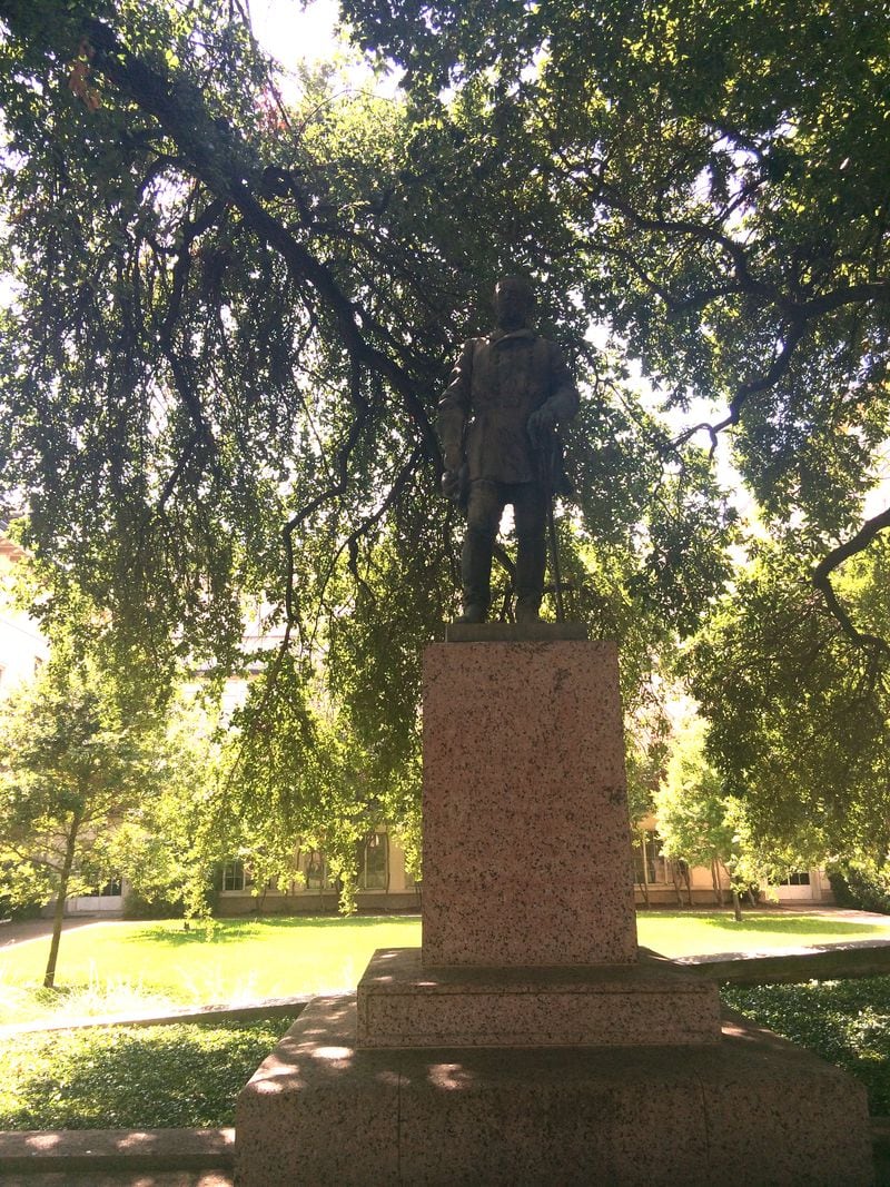  The University of Texas has moved several statues. Photo: Jennifer Brett