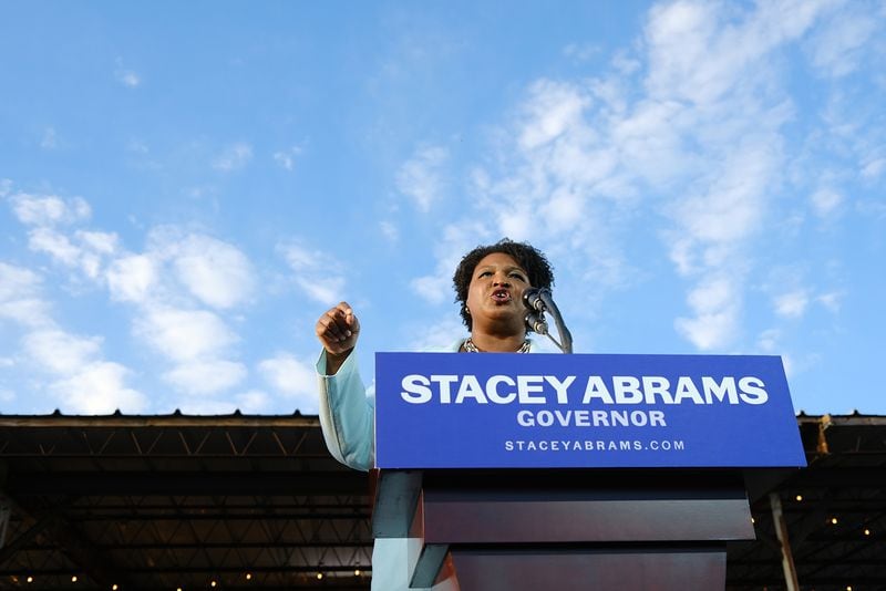 Democrat Stacey Abrams, in her second run for governor, has pointed to inflation as a reason to expand Medicaid. “We are facing economic challenges. But people are also anxious and depressed, and we need a leader who acknowledges the legitimacy of their fears and their feelings,” she said. “But we also need a leader who has the vision of what comes next. And I have both.” (Anna Moneymaker/Getty Images/TNS)