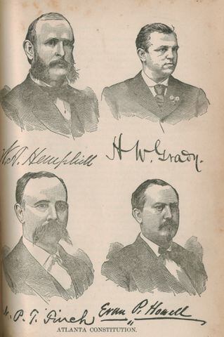 Mayors W.A. Hemphill (1891-93) and Evan Howell (1903-05)
