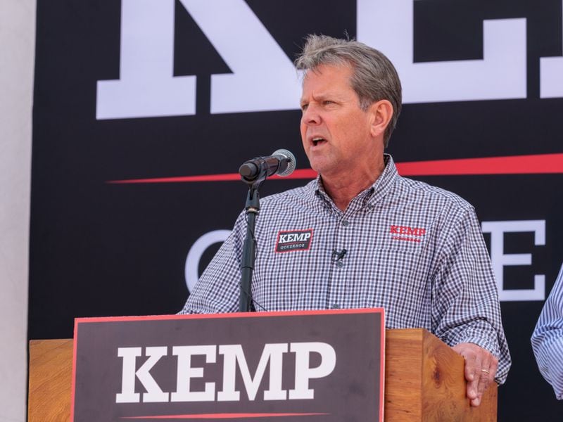 Gov. Brian Kemp has a final campaign fly-around launching today in Atlanta and stopping in Columbus, Macon, Albany, Savannah and Augusta. He’ll end the night with a rally in Kennesaw. (Arvin Temkar/AJC)