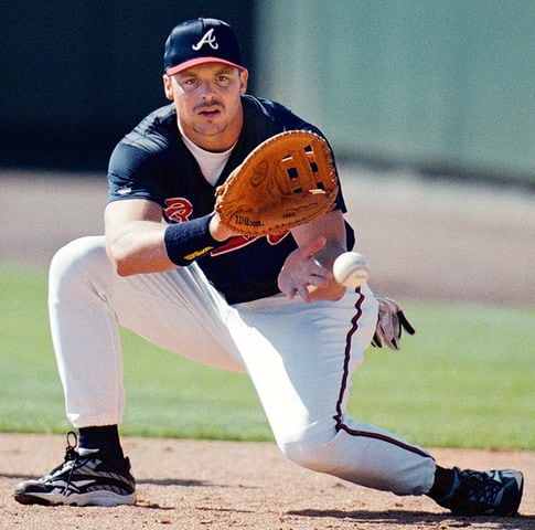 Klesko spent eight years with Braves