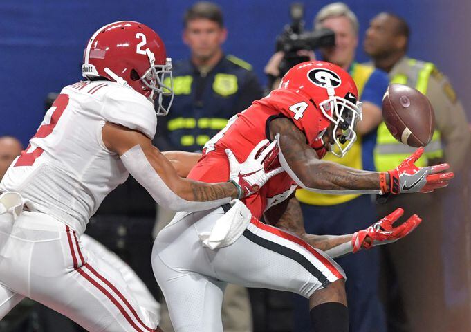 Photos: Bulldogs try to beat Alabama in SEC Championship game