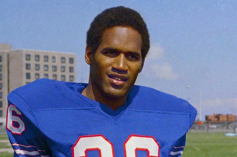 FILE - Buffalo Bills' O.J. Simpson posed in 1969. O.J. Simpson, the decorated football superstar and Hollywood actor who was acquitted of charges he killed his former wife and her friend but later found liable in a separate civil trial, has died. He was 76. Simpson's attorney confirmed to TMZ he died Wednesday night, April 10, 2024, in Las Vegas. (AP Photo/File)
