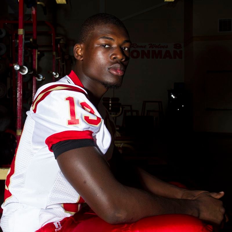  Adam Anderson. a defensive end at Rome High Schoo, was an AJC Super 11 selection. (Chad Rhym/AJC)